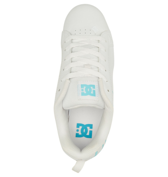 DC Court Graffik Women Sneakers White/Blue | US-9374XMI