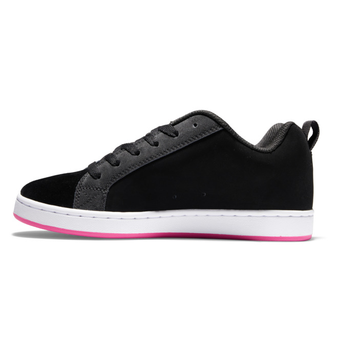 DC Court Graffik Women Sneakers White / Black / Pink | US-8521KVO