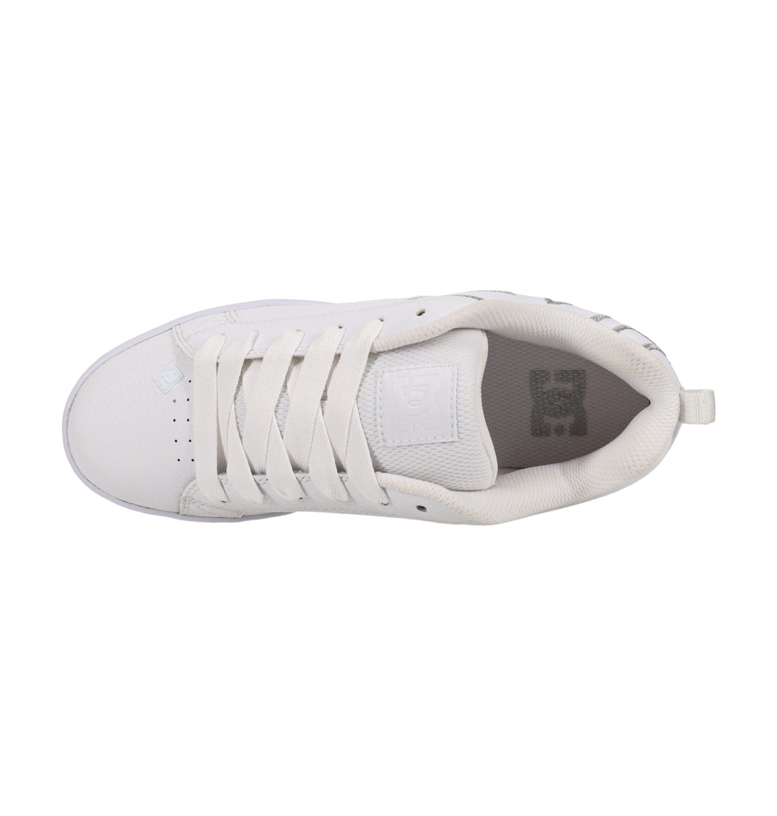 DC Court Graffik Women Sneakers White / Silver | US-4295IOE