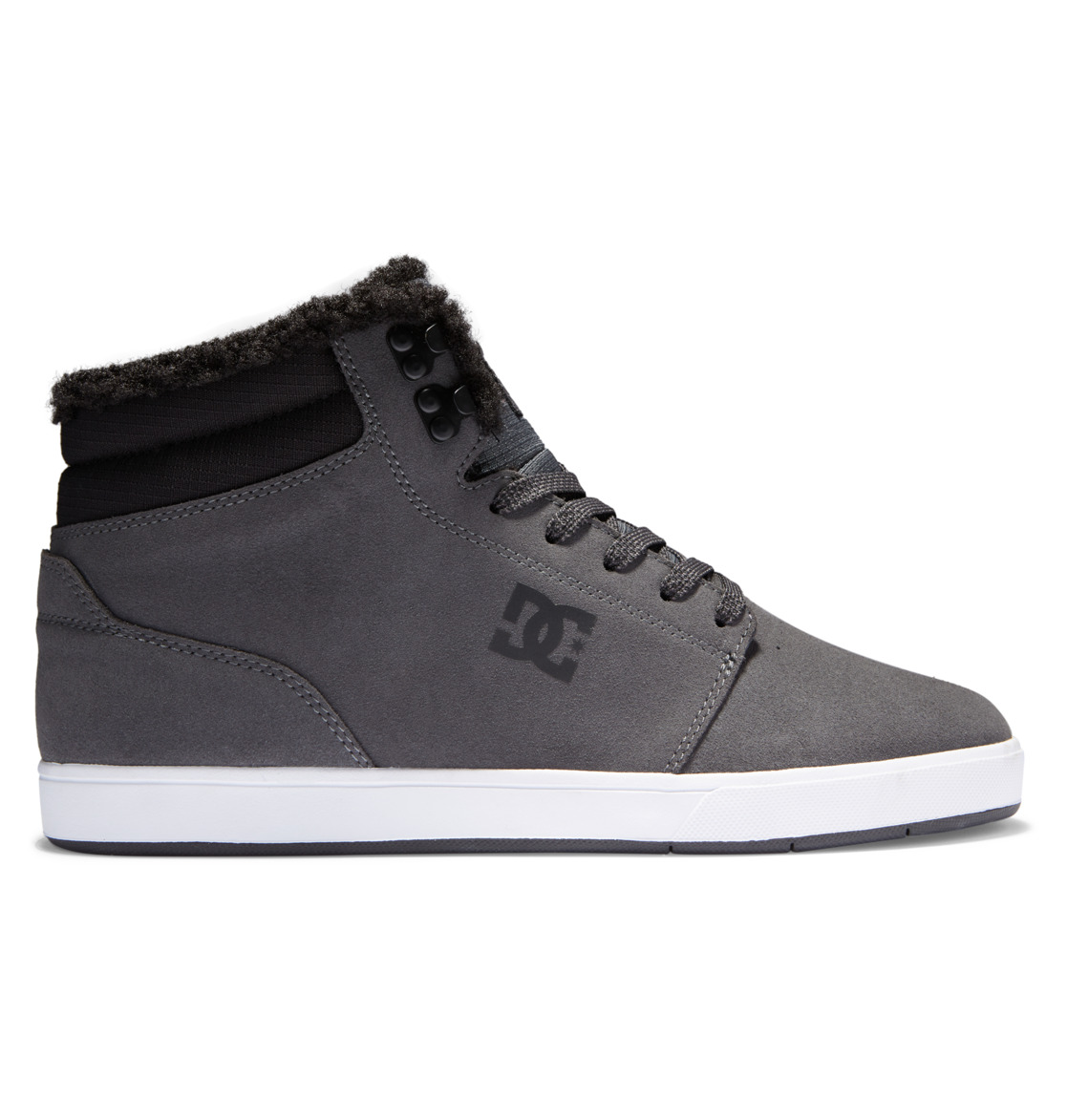 DC Crisis 2 Hi Wnt High Top Leather Winterized Men Winter Boots Grey | US-5379TCP