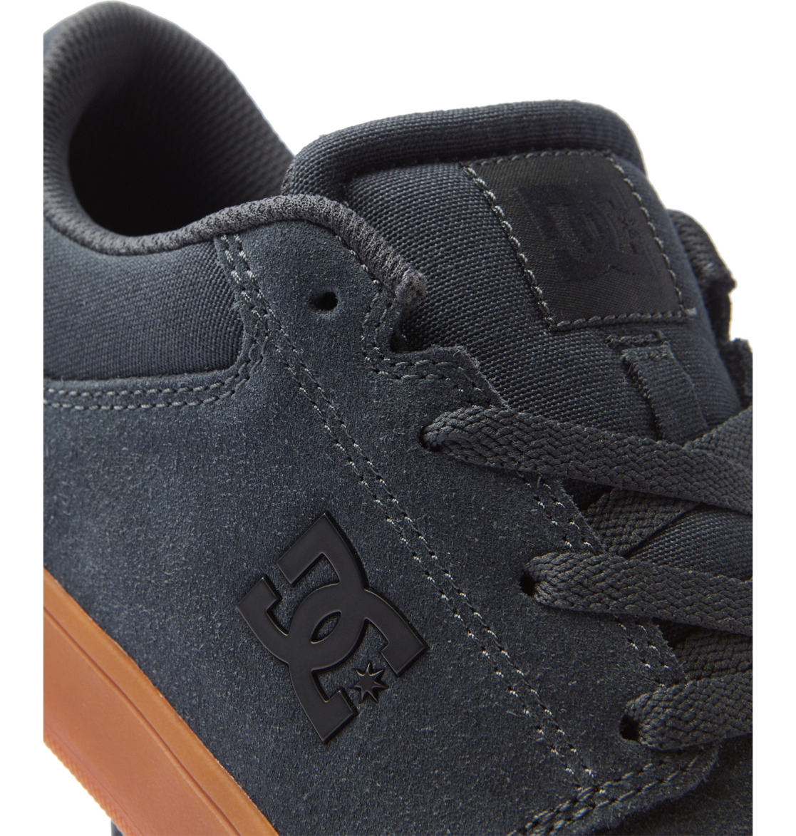 DC Crisis 2 Leather Men Sneakers Grey | US-4637EQY