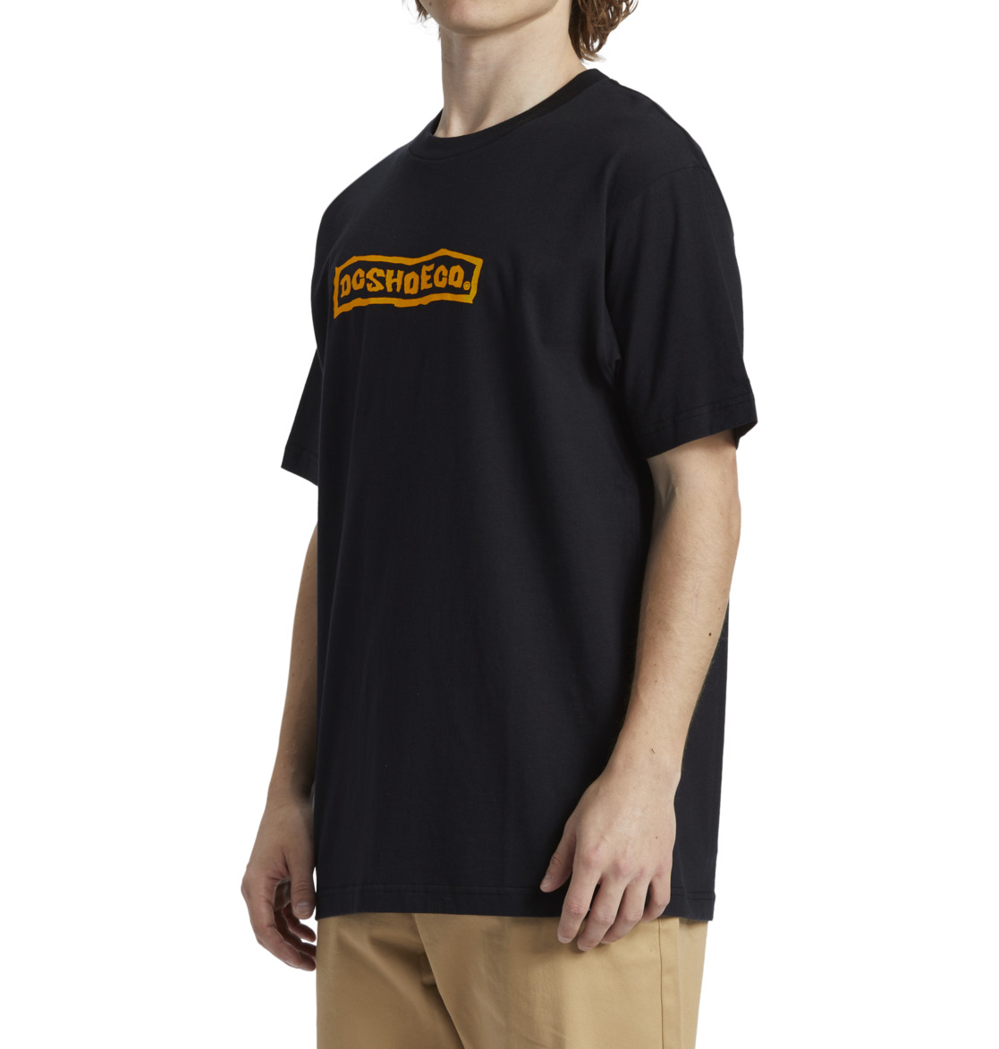 DC Crunch Men T-Shirt Black | US-4368BTF