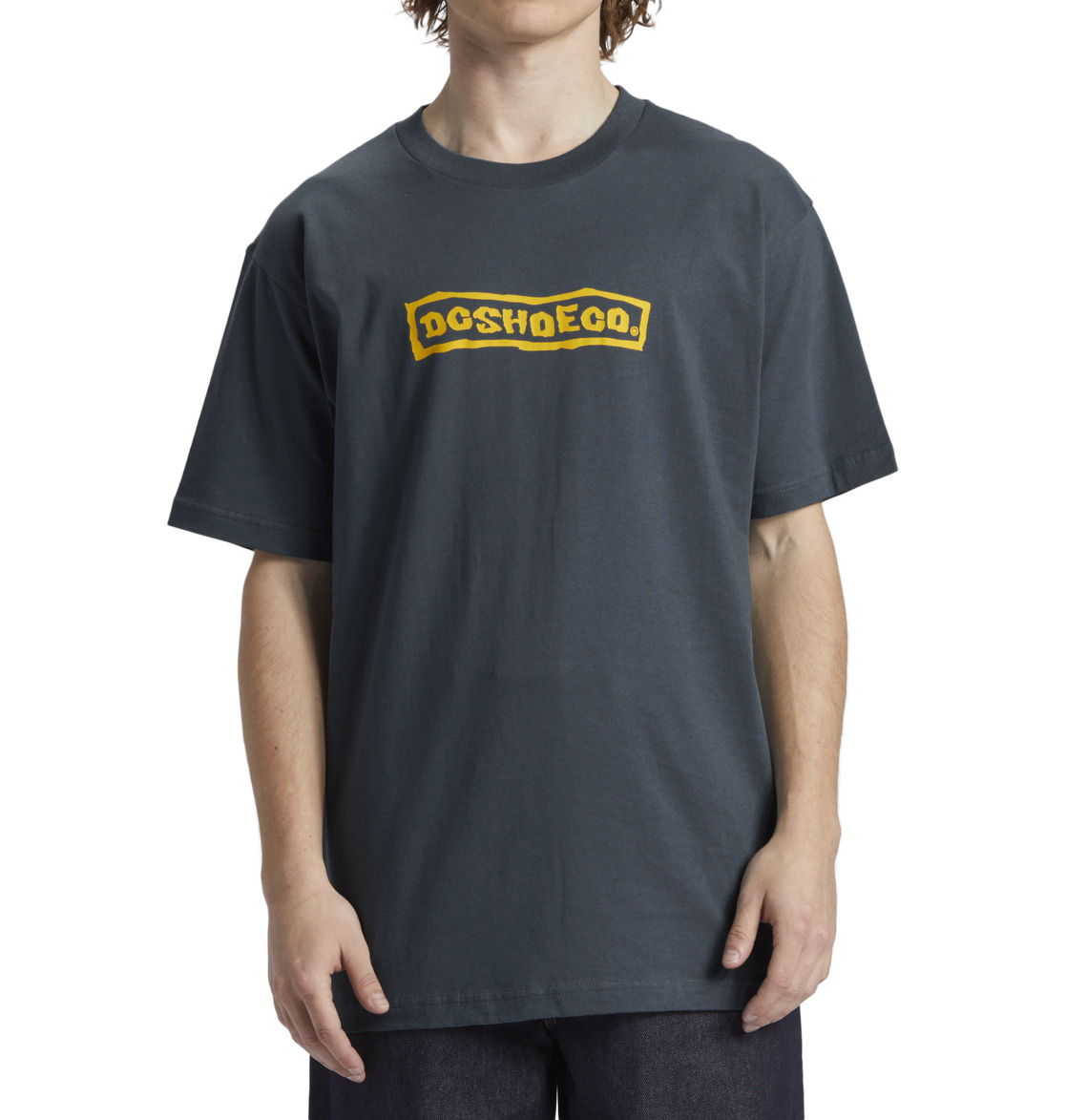 DC Crunch Men T-Shirt Green | US-4608AOP