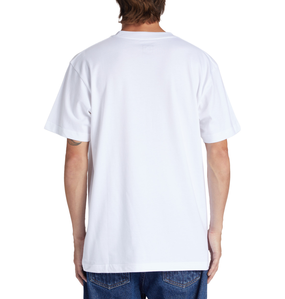 DC Crushed Glass Men T-Shirt White | US-5246TXN