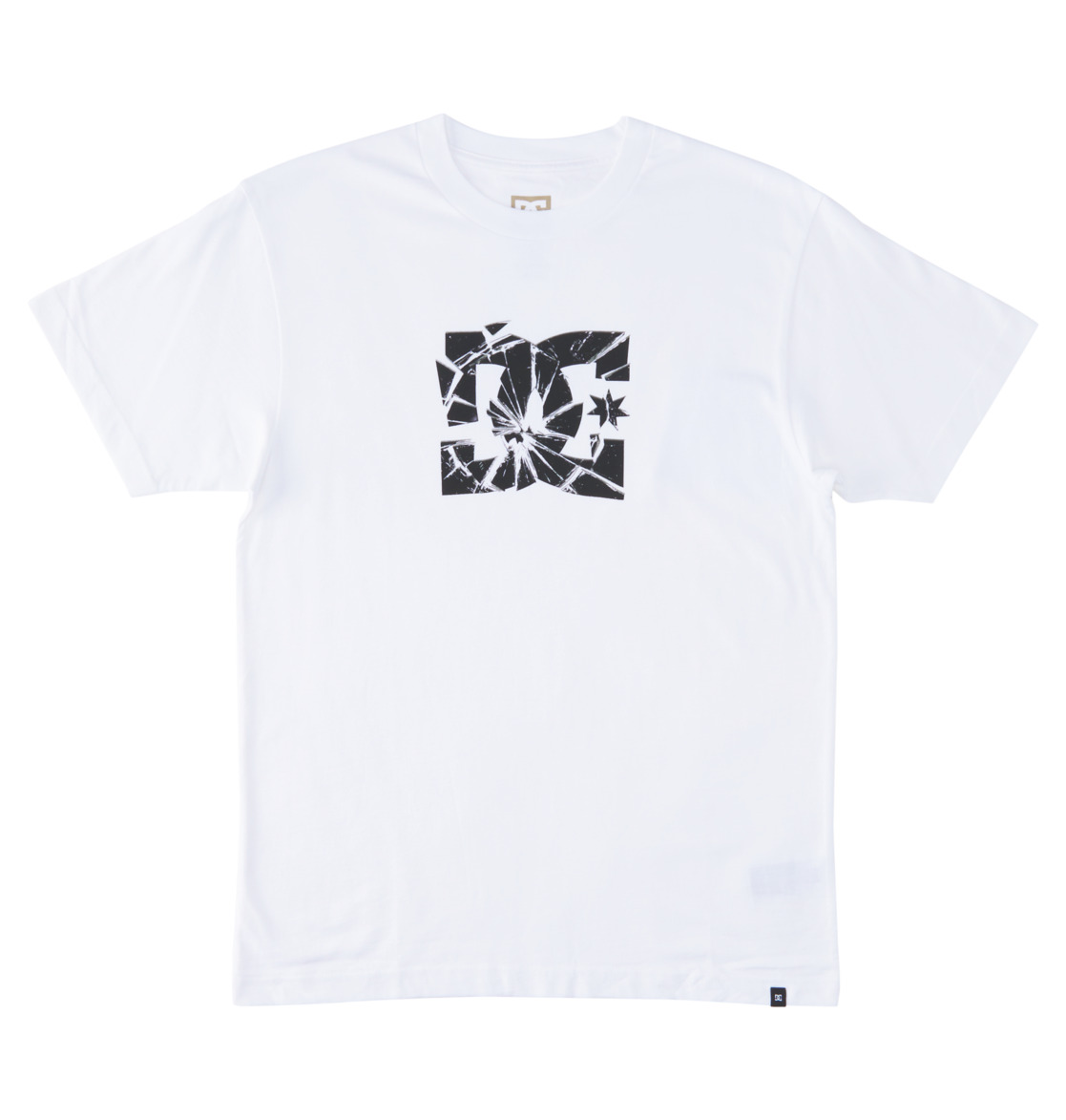 DC Crushed Glass Men T-Shirt White | US-5246TXN