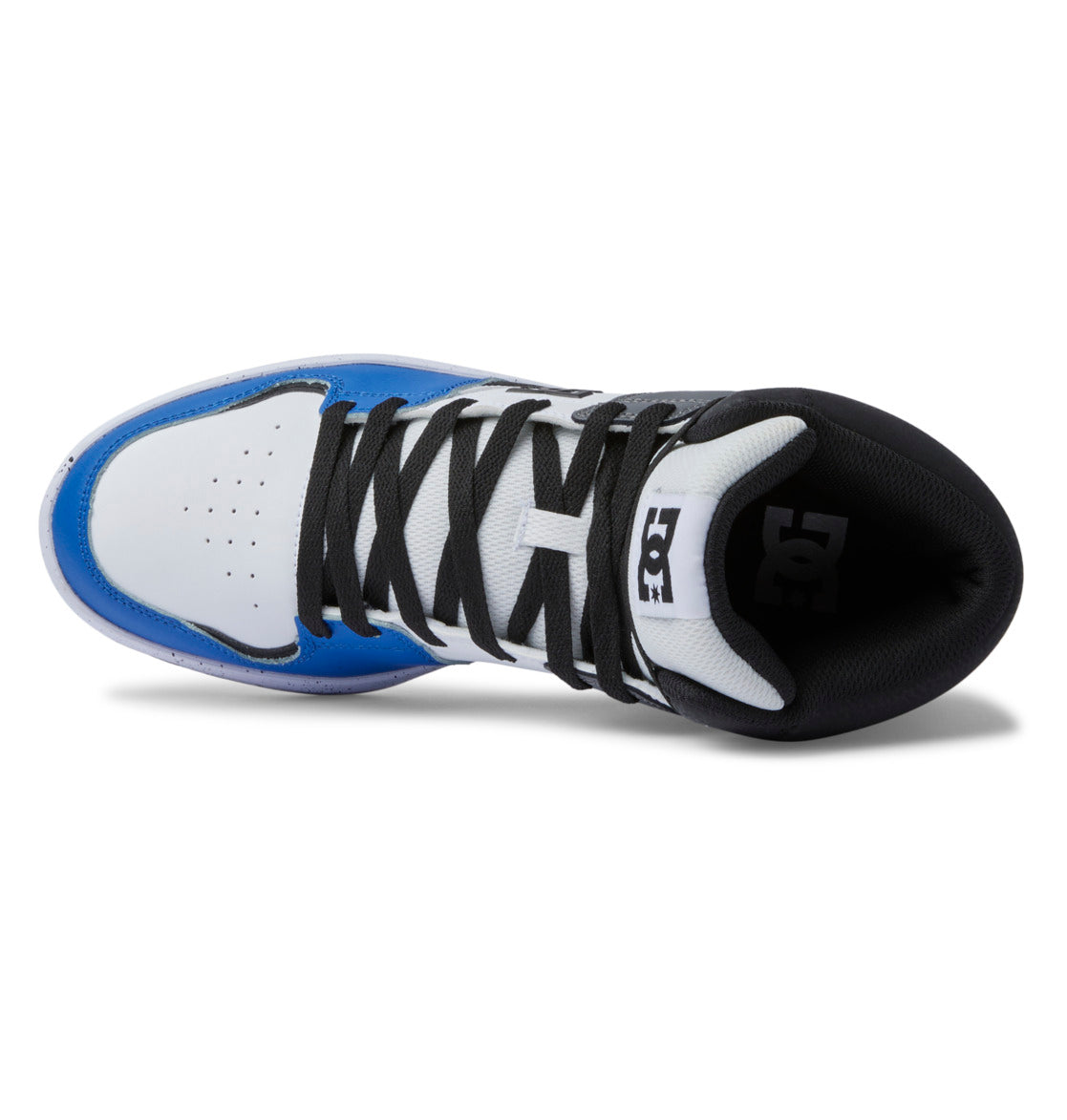 DC Cure High-Top Men Sneakers Black / Grey / Blue | US-0547ATF