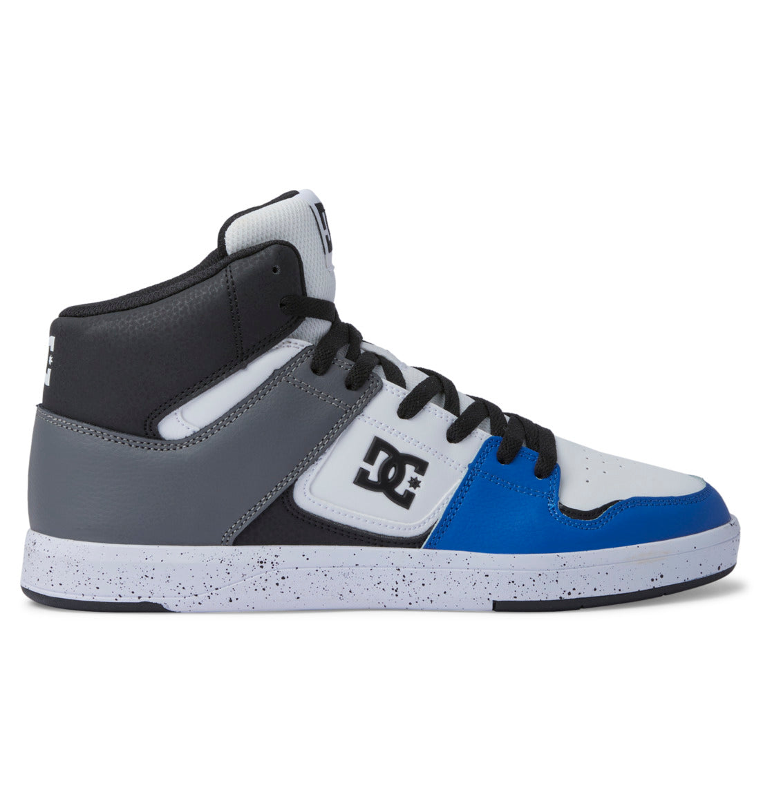 DC Cure High-Top Men Sneakers Black / Grey / Blue | US-0547ATF