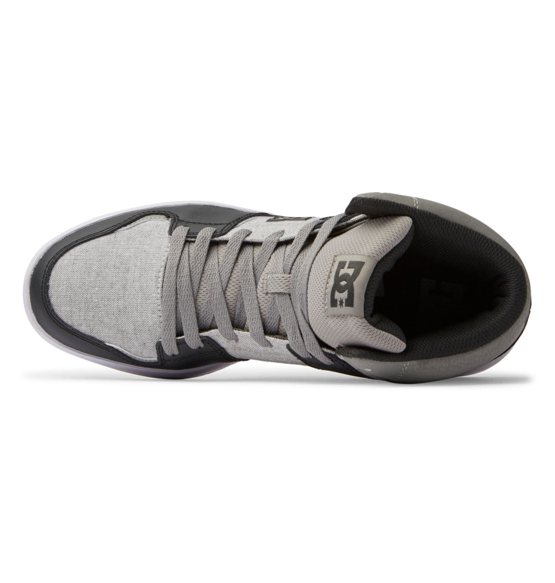 DC Cure High-Top Men Sneakers Dark Grey / Light Grey | US-2403HQC