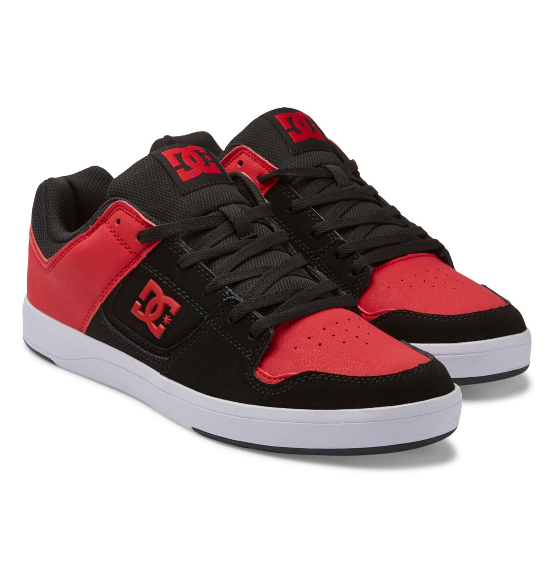 DC Cure Men Sneakers Black / Red / Black | US-9835JTV