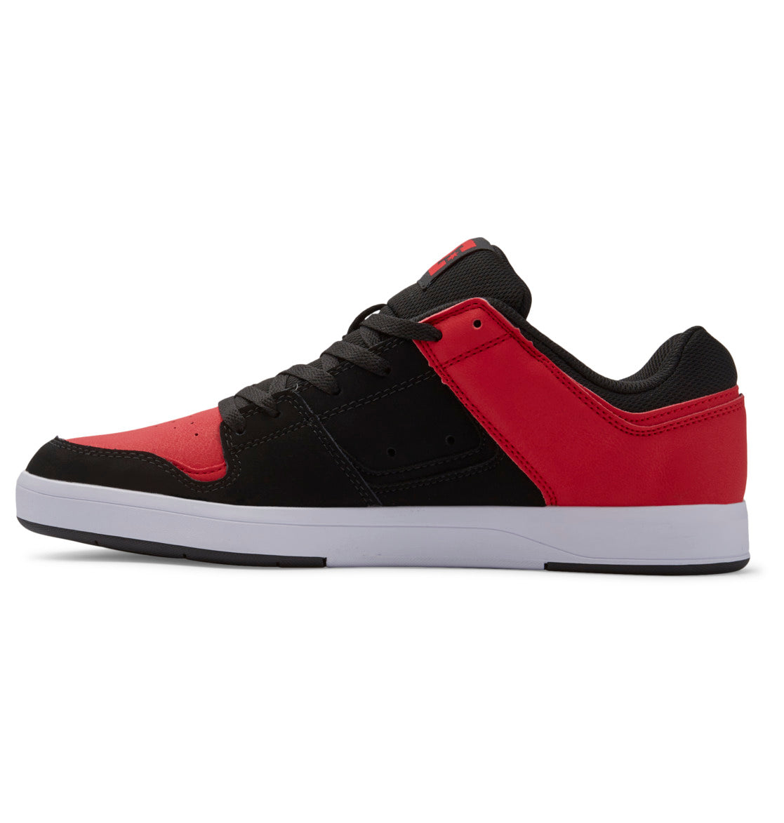 DC Cure Men Sneakers Black / Red / Black | US-9835JTV