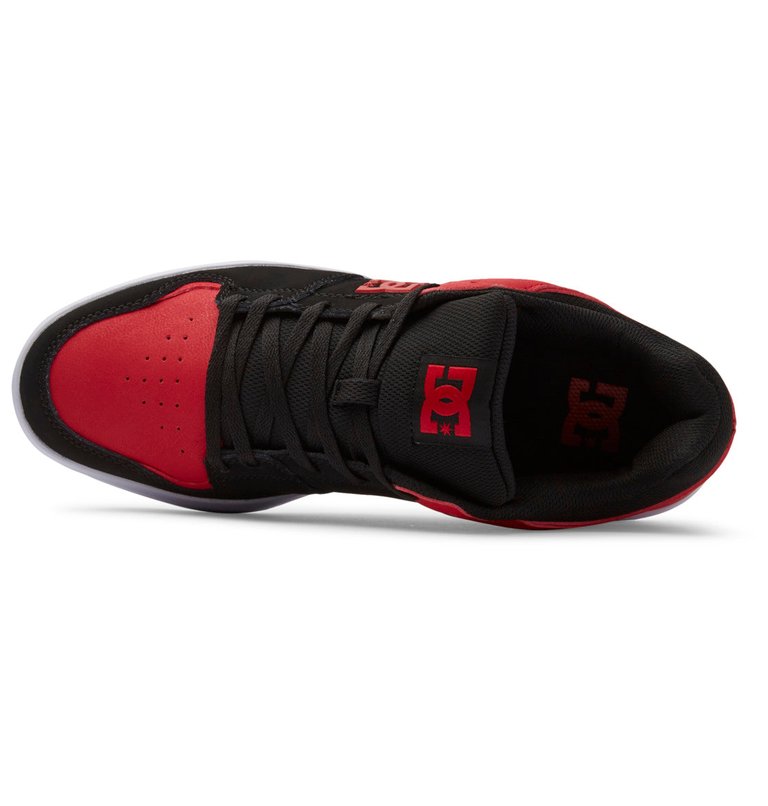 DC Cure Men Sneakers Black / Red / Black | US-9835JTV