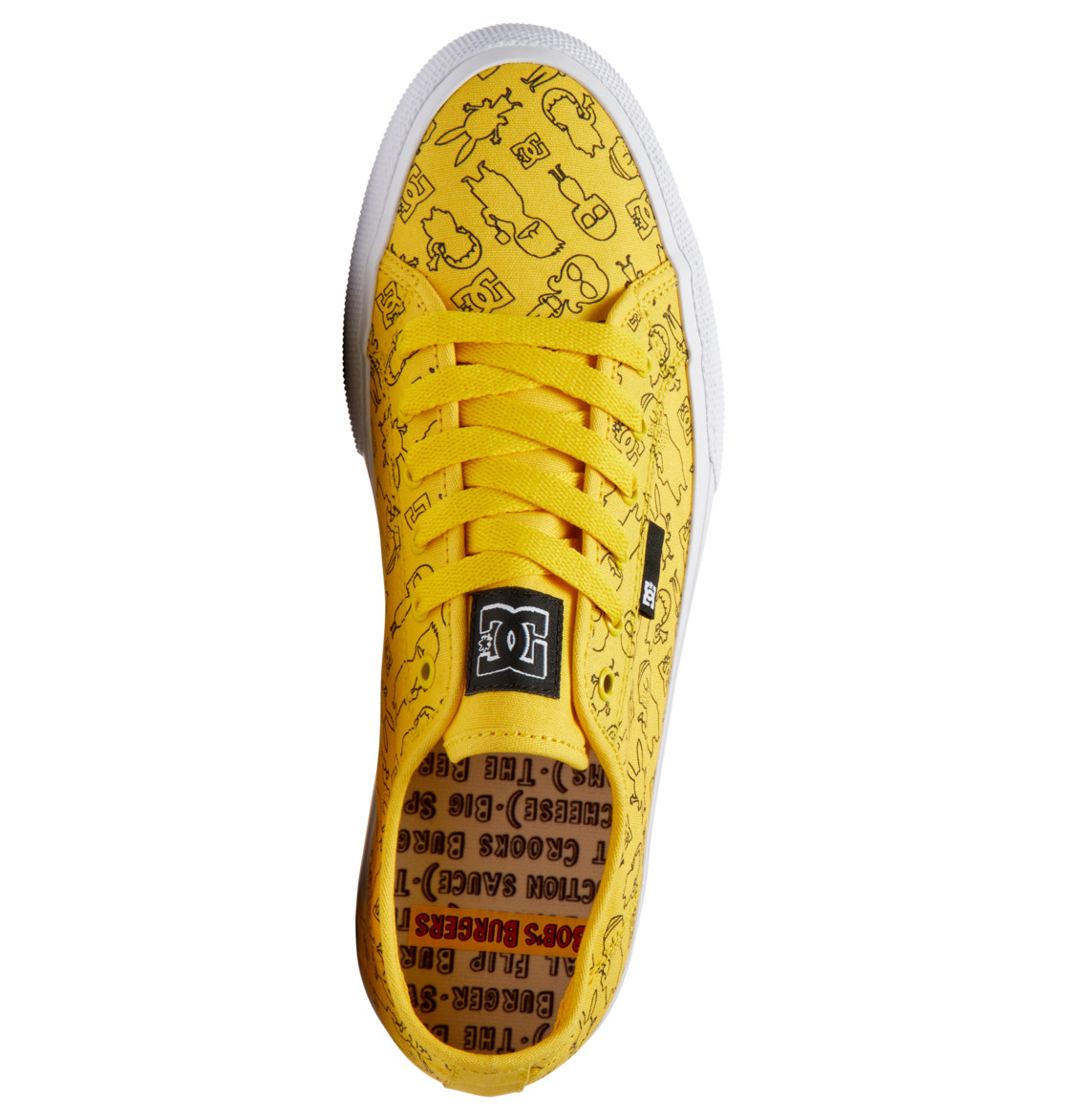 DC DC x Bobs Burgers Manual Men Sneakers Mustard | US-3602QYF