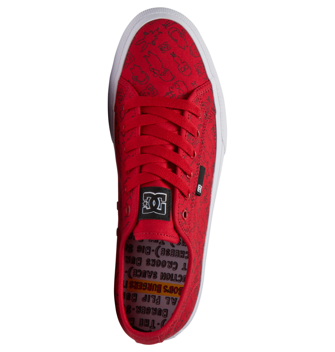 DC DC x Bobs Burgers Manual Men Sneakers Red | US-3740GOS