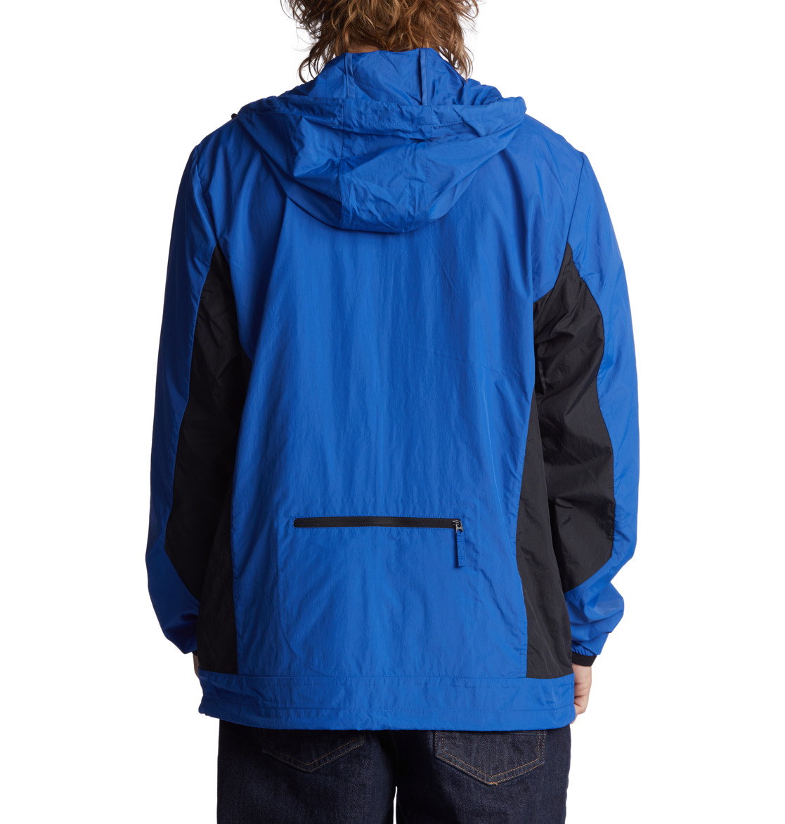 DC Define Block Water-Resistant Windbreaker Men Jackets Blue | US-3512HRT