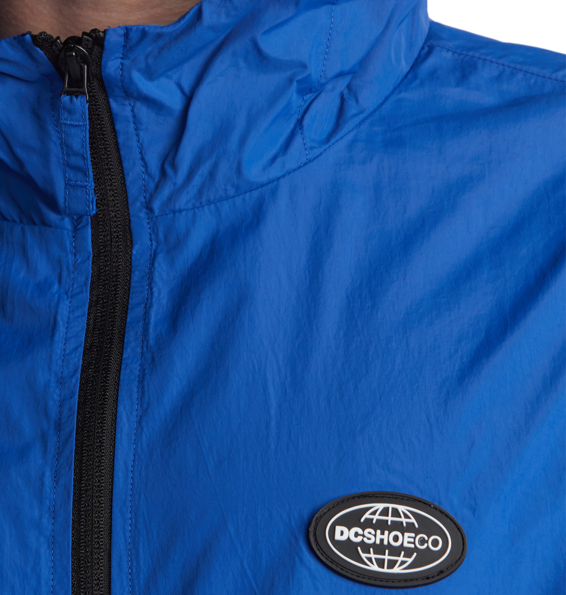 DC Define Block Water-Resistant Windbreaker Men Jackets Blue | US-3512HRT