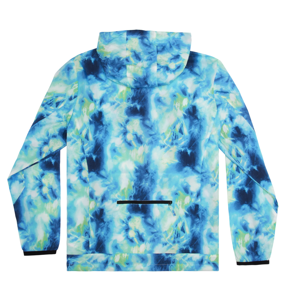 DC Define Print Water-Resistant Windbreaker Men Jackets Green Blue | US-2140NJD