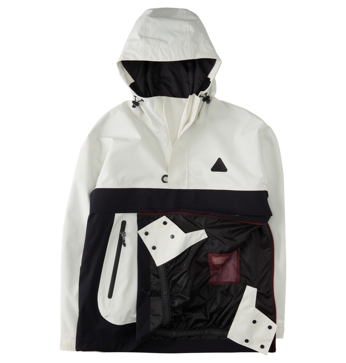 DC Echelon 45K Technical Anorak Snow Men Jackets Silver | US-0245OYD