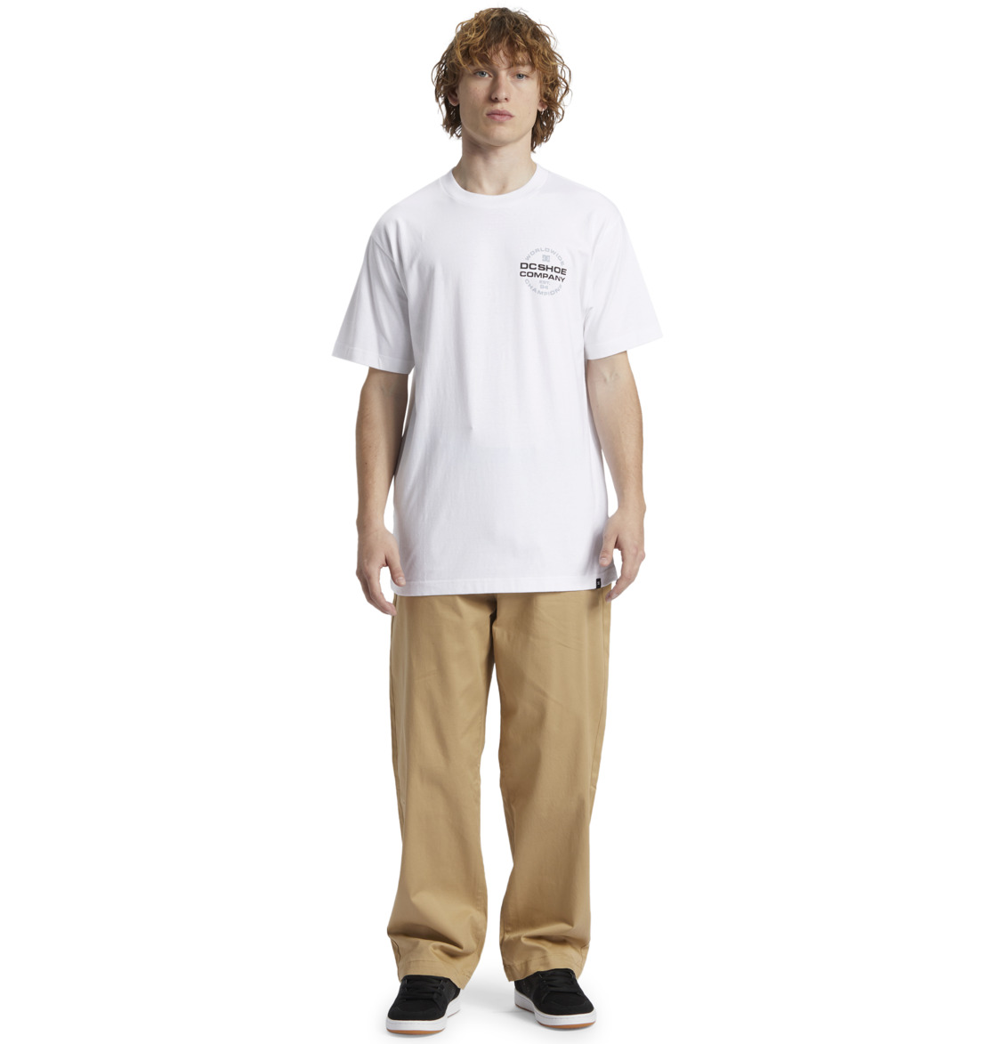 DC Eurostep Men T-Shirt White | US-3572CZY