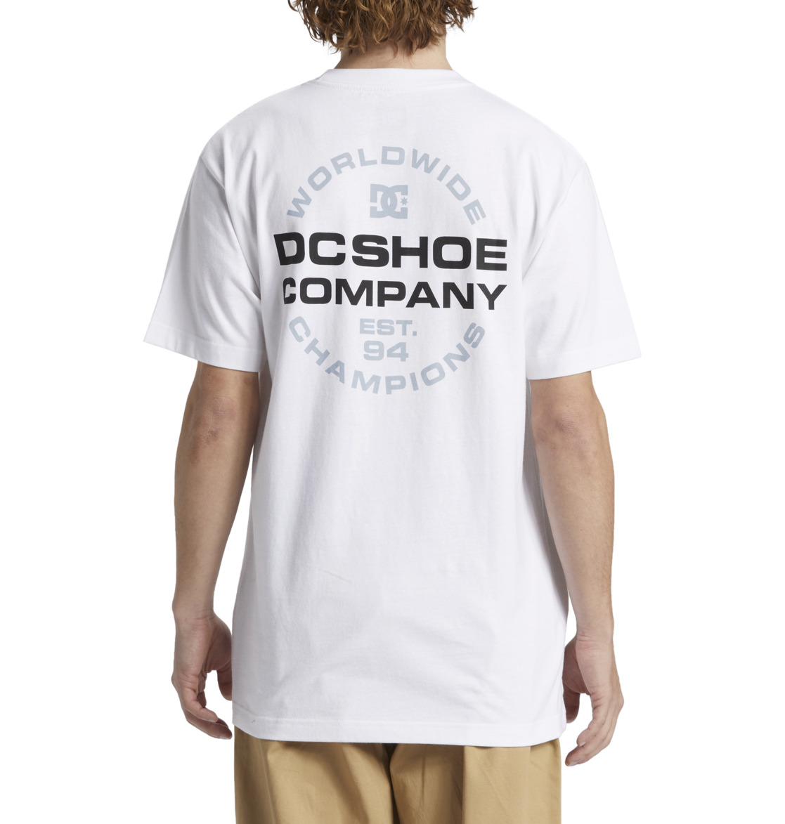 DC Eurostep Men T-Shirt White | US-3572CZY