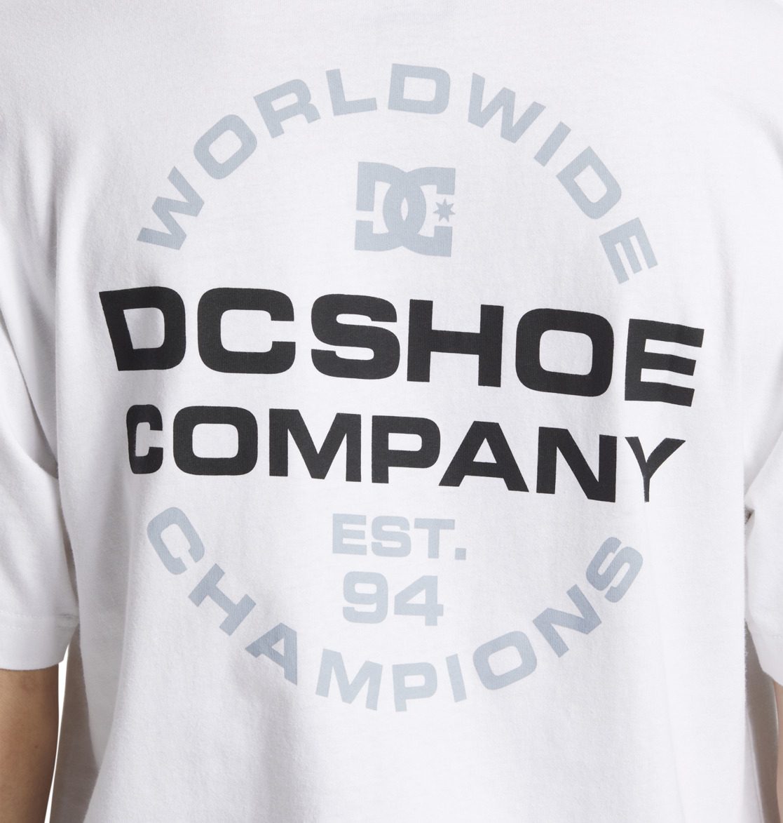 DC Eurostep Men T-Shirt White | US-3572CZY