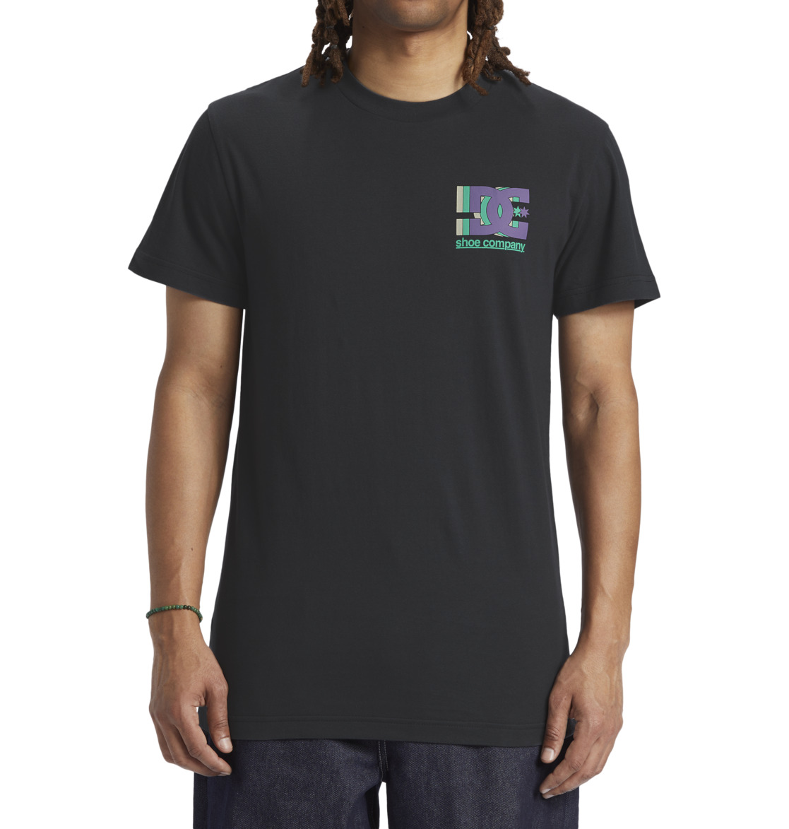 DC Explorer Men T-Shirt Black | US-0917ZFM