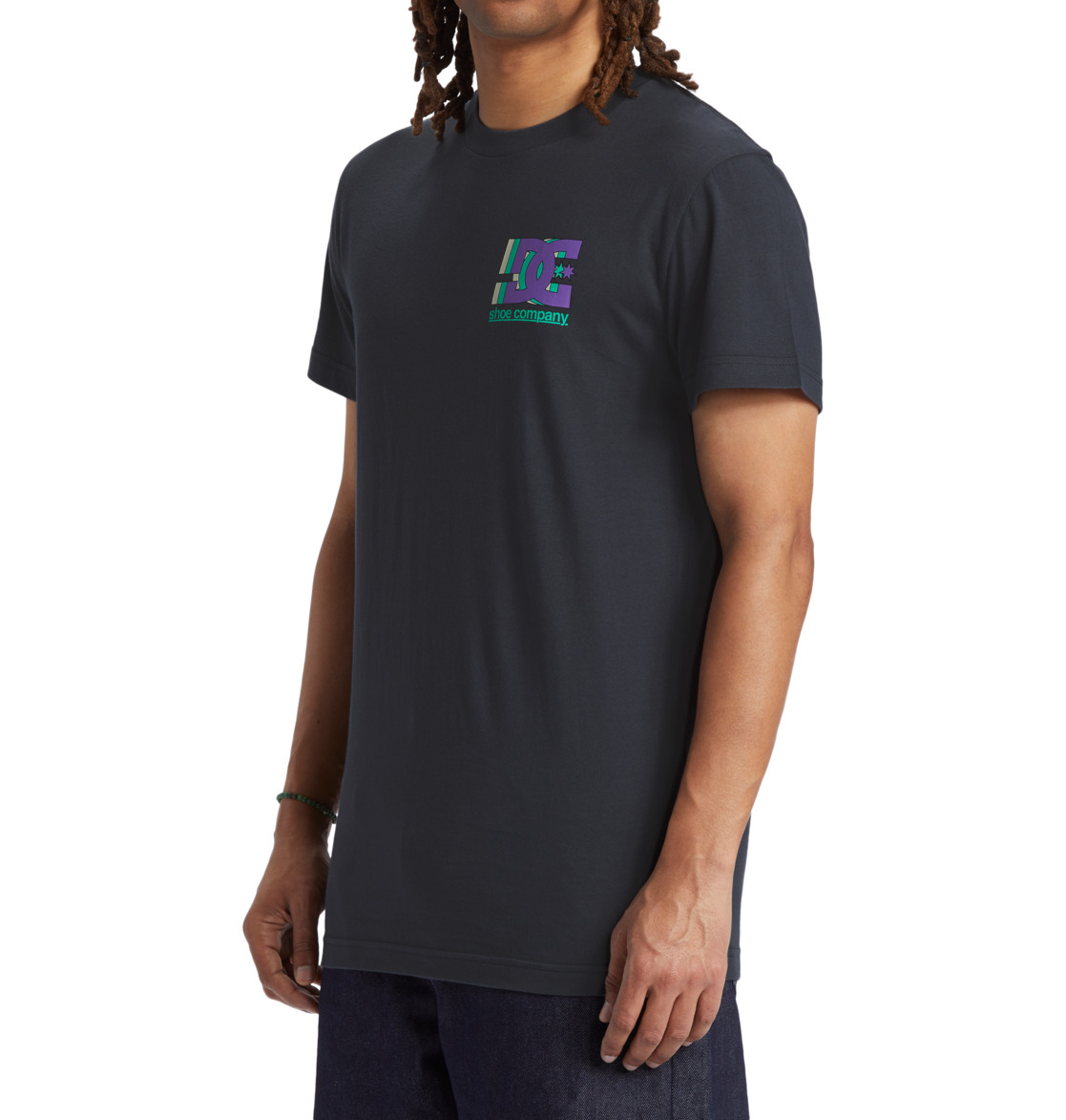 DC Explorer Men T-Shirt Black | US-0917ZFM