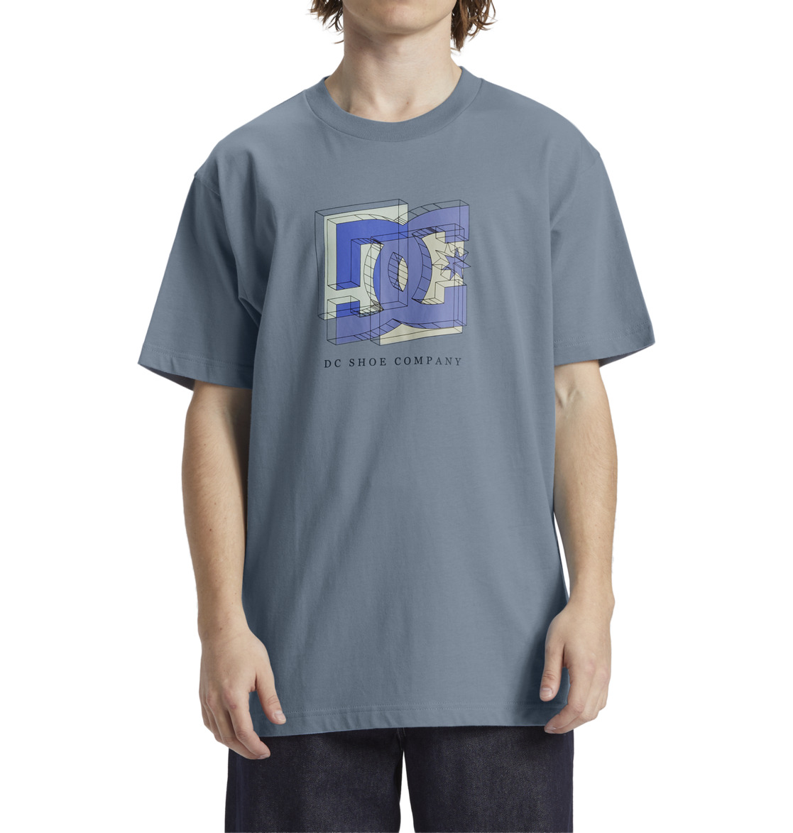 DC Fine Art Men T-Shirt Blue | US-9640LDI