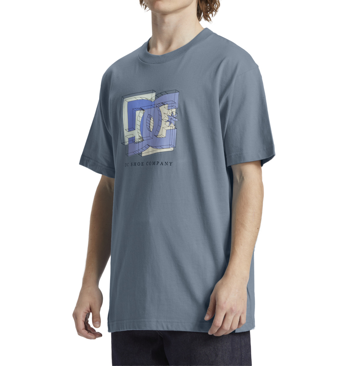 DC Fine Art Men T-Shirt Blue | US-9640LDI