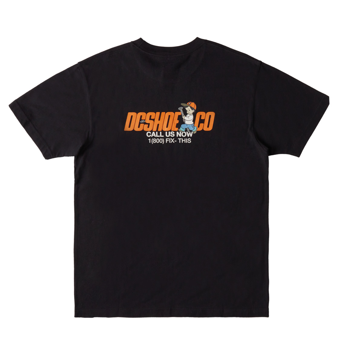 DC Fixer Upper Men T-Shirt Black | US-4763EHX