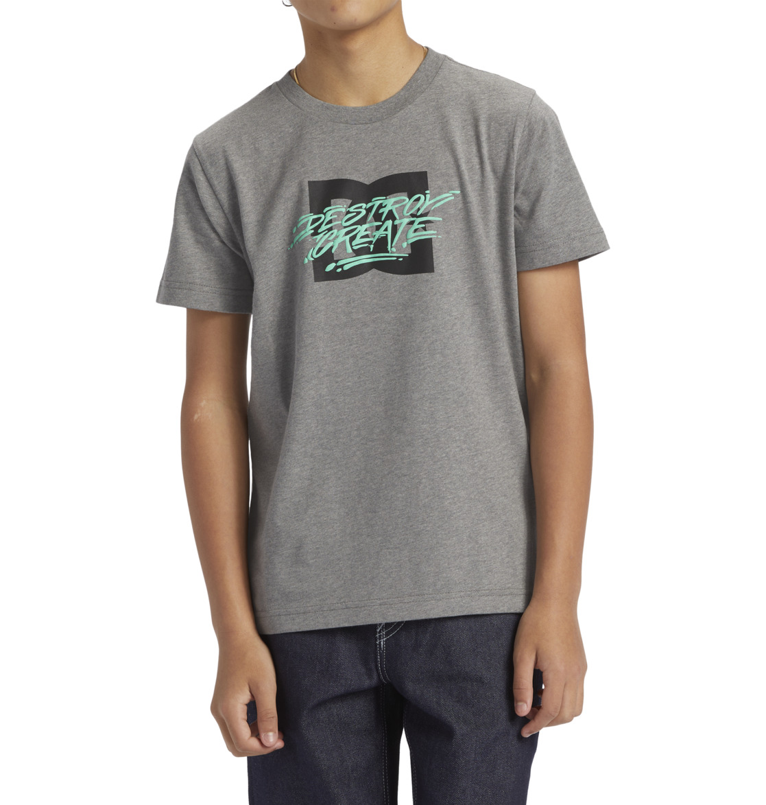 DC Flyer Kids' T-Shirt Grey | US-7146LVA