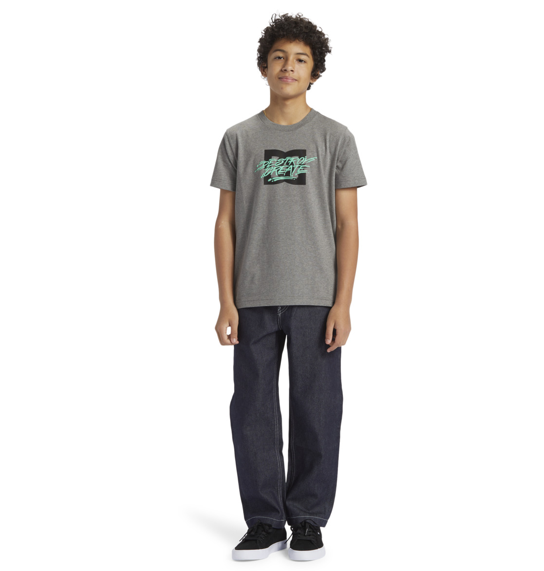 DC Flyer Kids' T-Shirt Grey | US-7146LVA