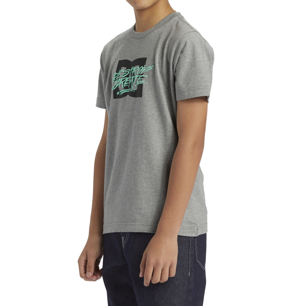 DC Flyer Kids' T-Shirt Grey | US-7146LVA