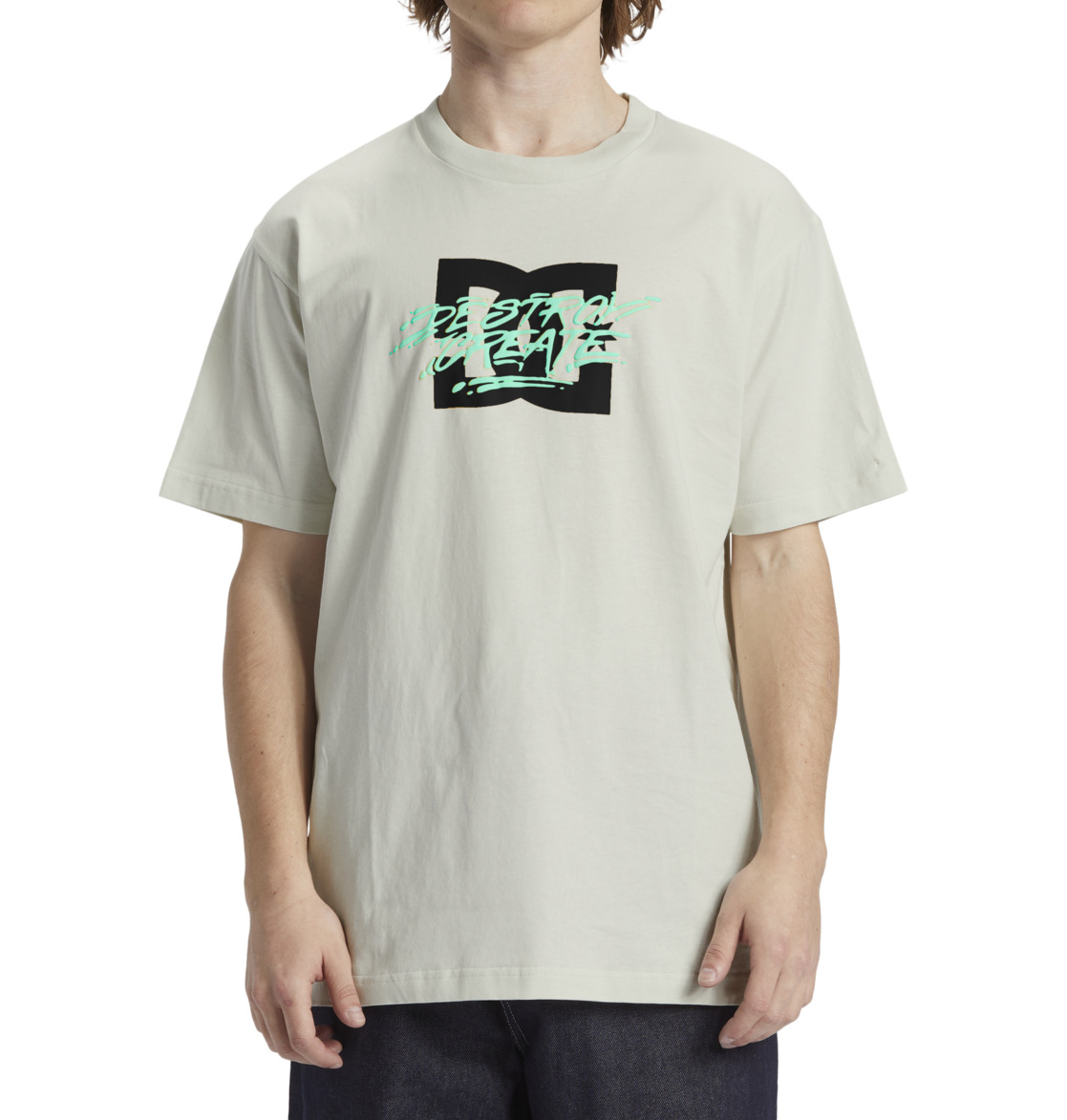 DC Flyer Men T-Shirt White | US-7593HCT