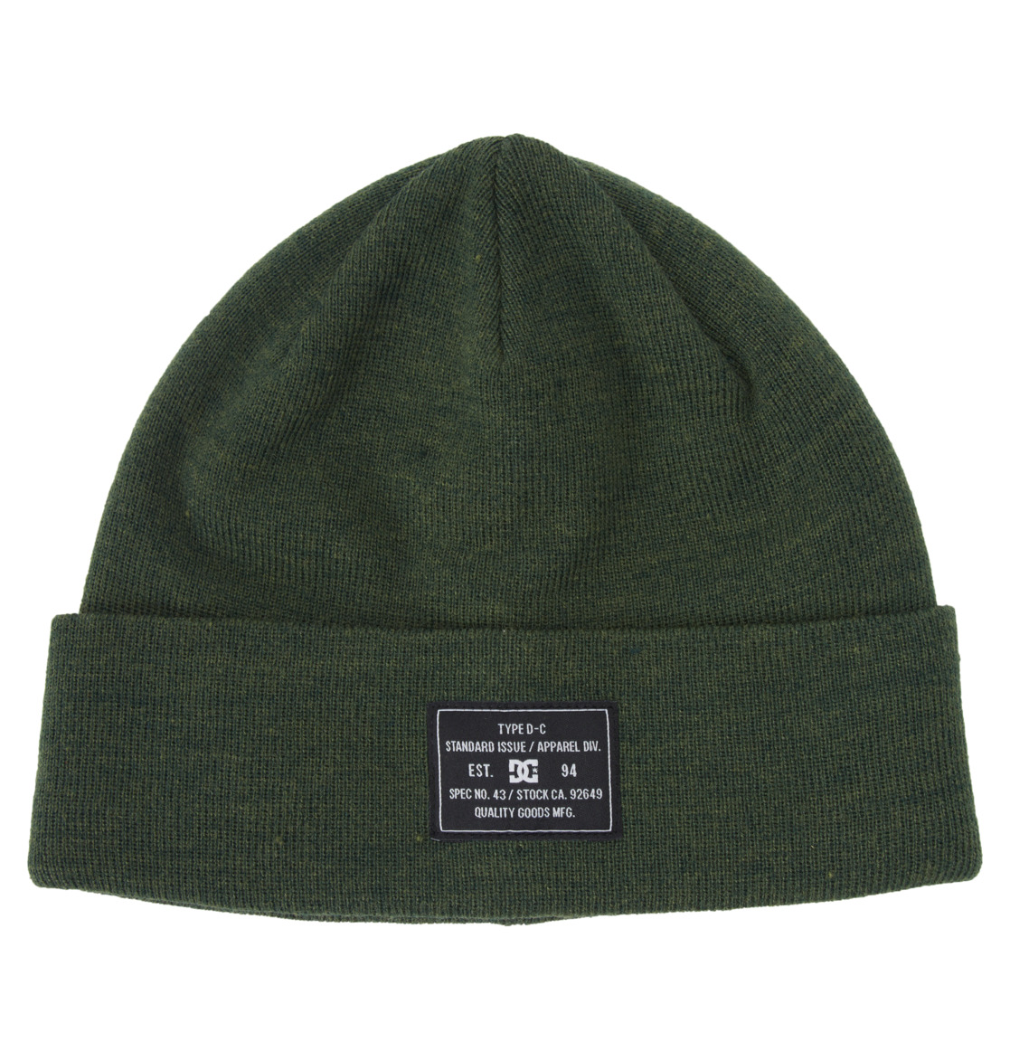 DC Frontline Cuffed Men Beanie Green | US-0963RXQ