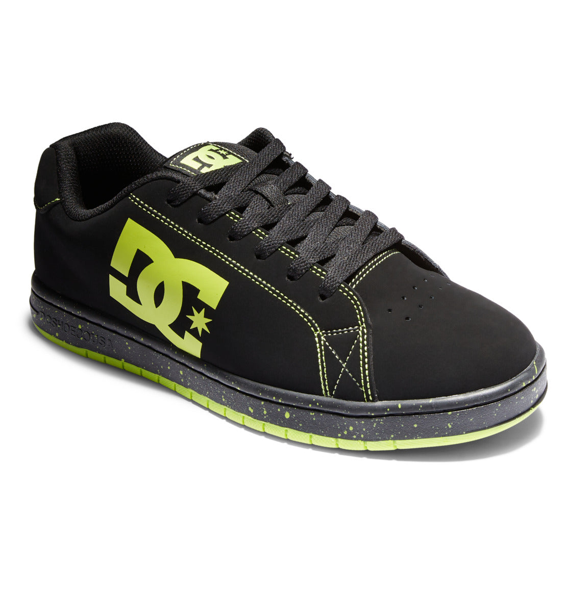 DC Gaveler Men Sneakers Black / Light Green | US-7861JTY