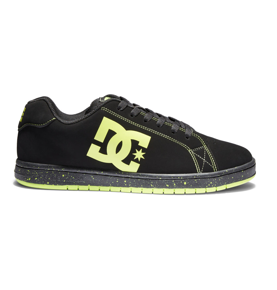 DC Gaveler Men Sneakers Black / Light Green | US-7861JTY