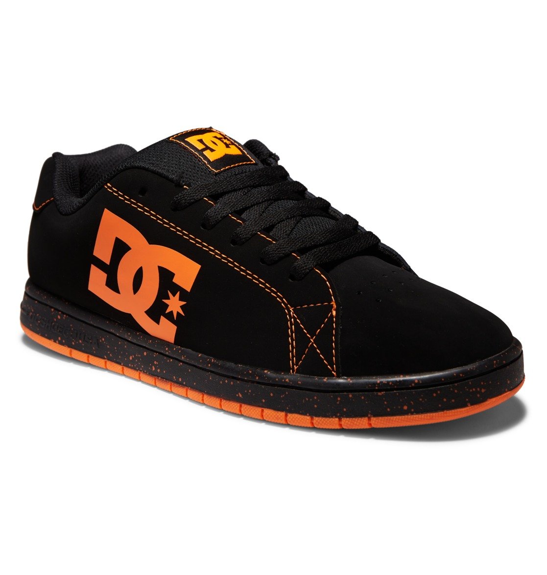 DC Gaveler Men Sneakers Black / Orange | US-4706BED