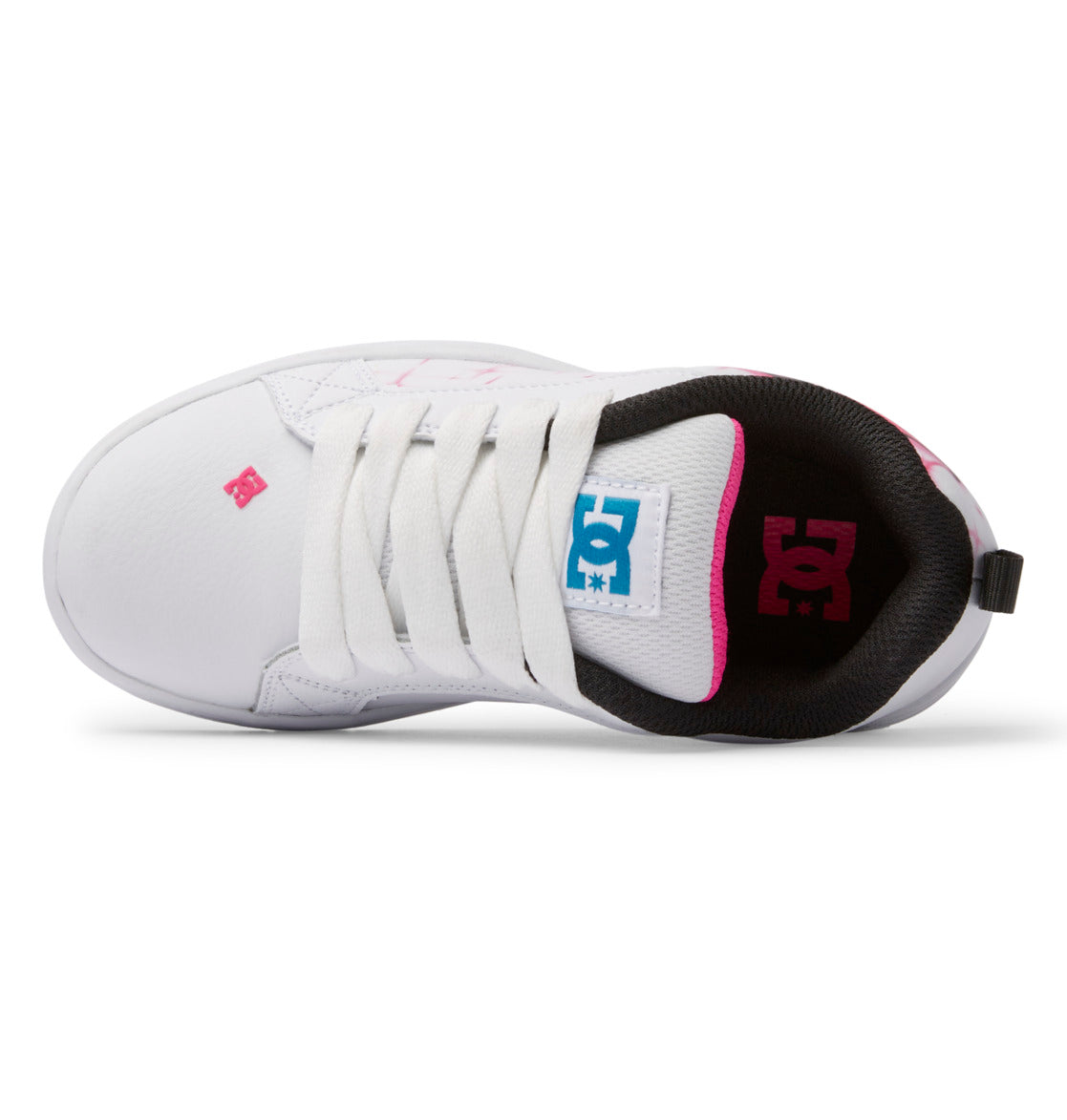 DC Graffiti Print Court Graffik Kids' Sneakers Light Rose | US-5197QDZ