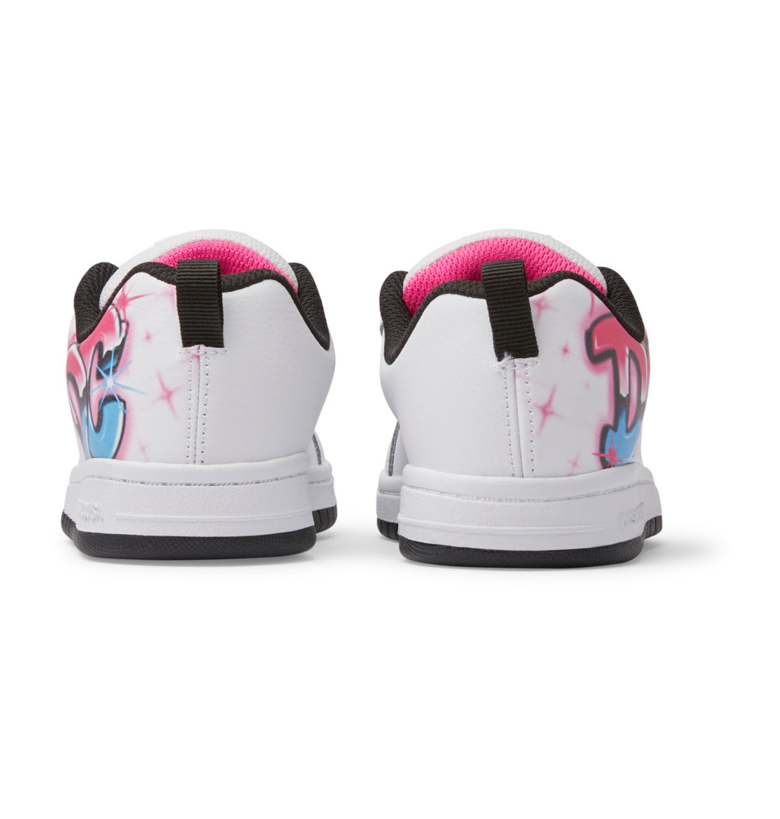 DC Graffiti Print Court Graffik Kids' Sneakers Light Rose | US-5197QDZ