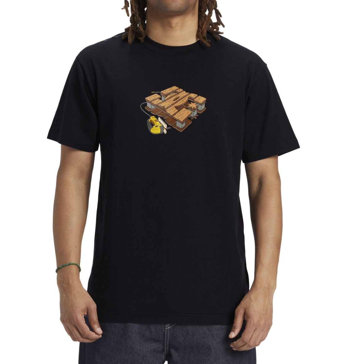 DC Handmade Men T-Shirt Black | US-6809DOV