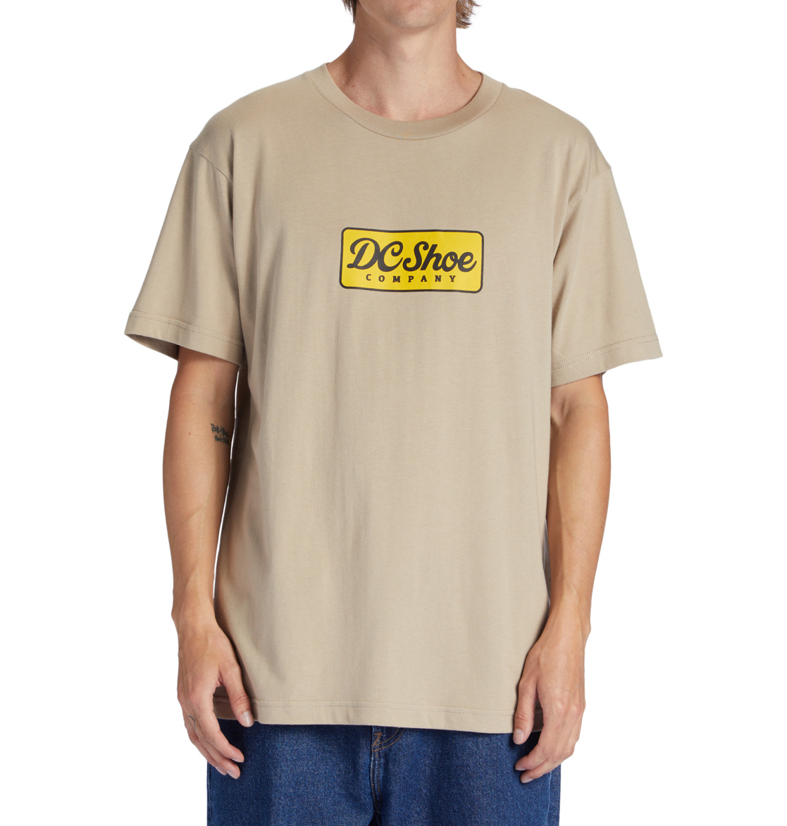 DC Happy Hour Men T-Shirt Grey Brown | US-5072LIU