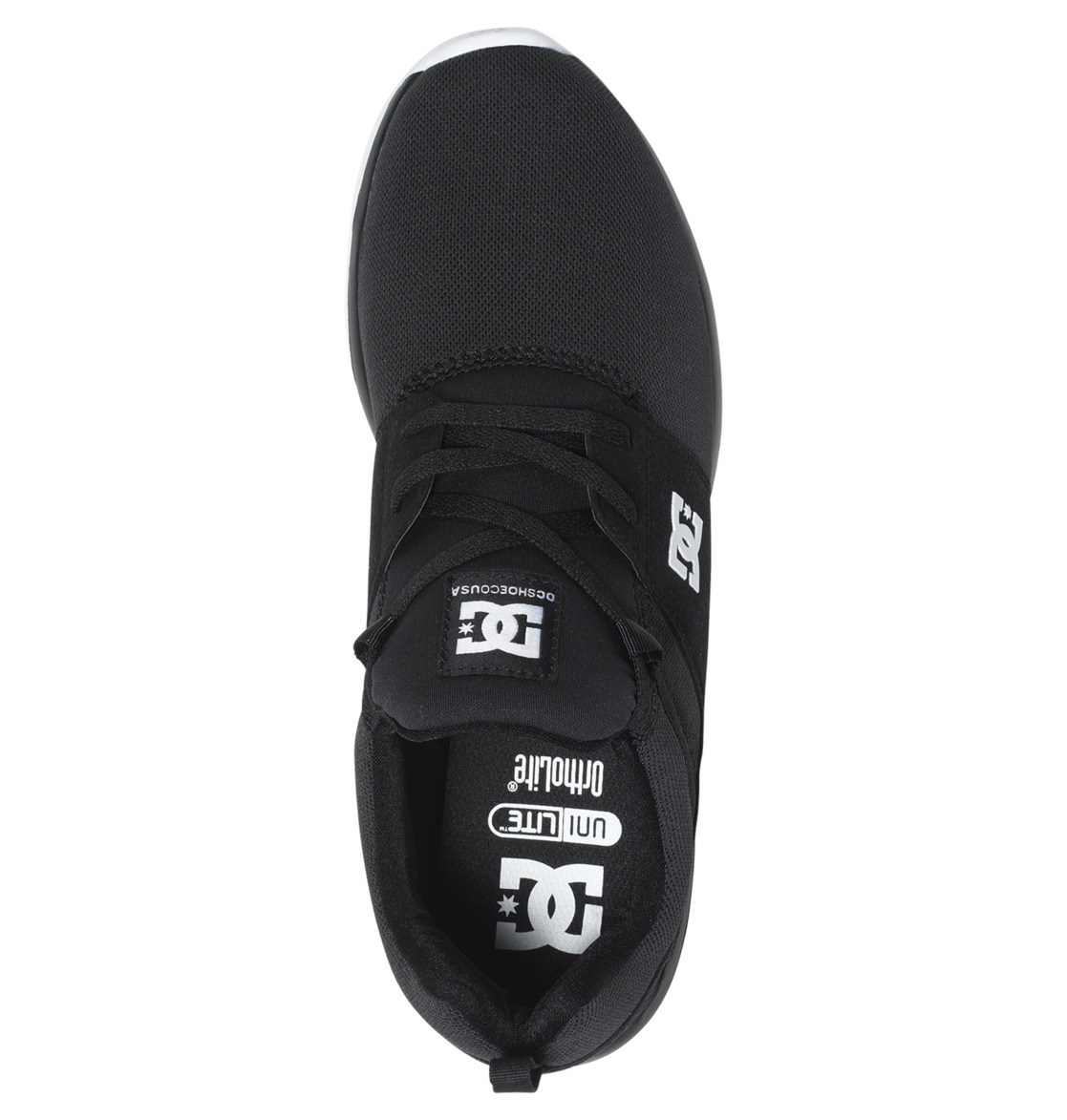 DC Heathrow Men Sneakers Black / White | US-2958LEG