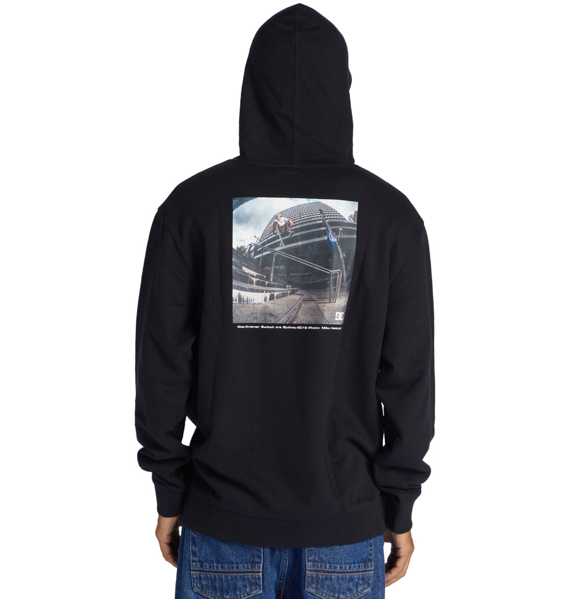 DC Heikkila Sw 360 Flip Men Hoodie Black | US-0127WJO