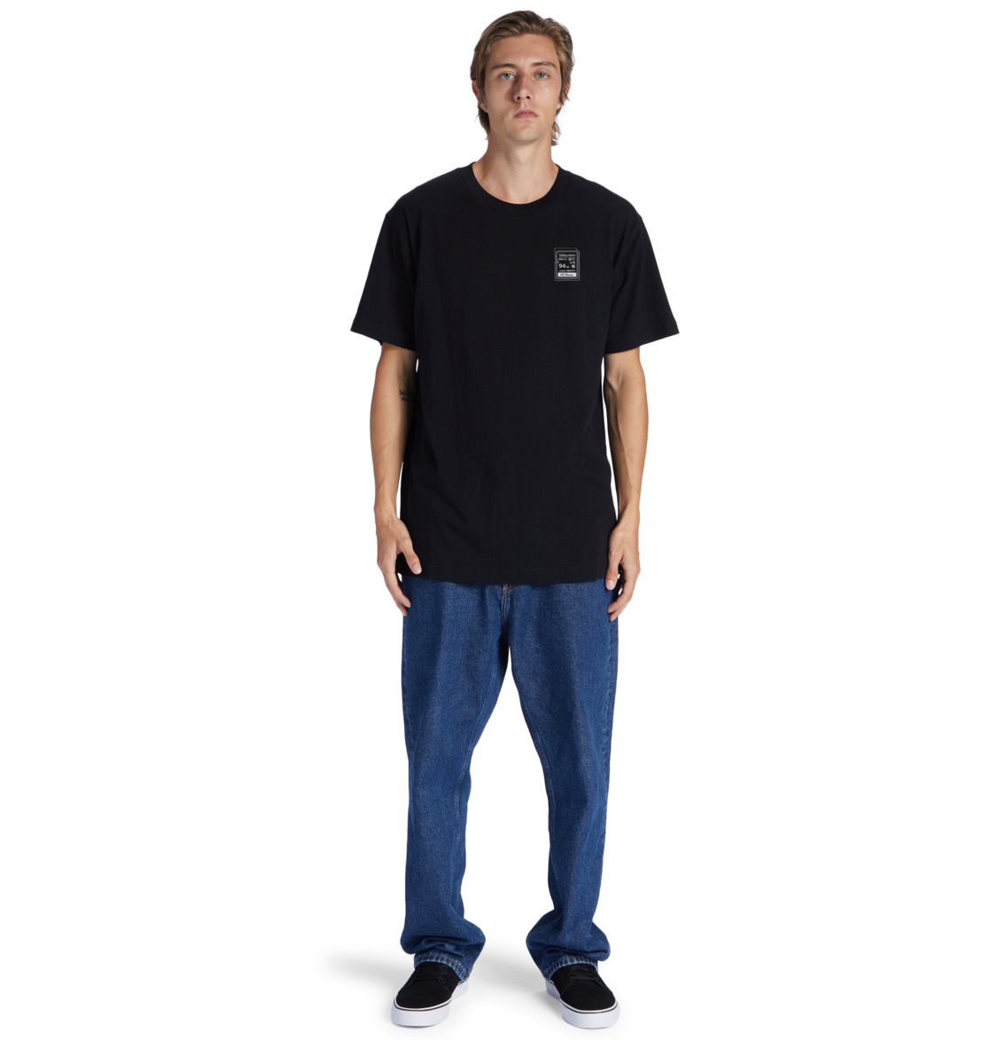 DC Heikkila Sw 360 Flip Men T-Shirt Black | US-3028YAW