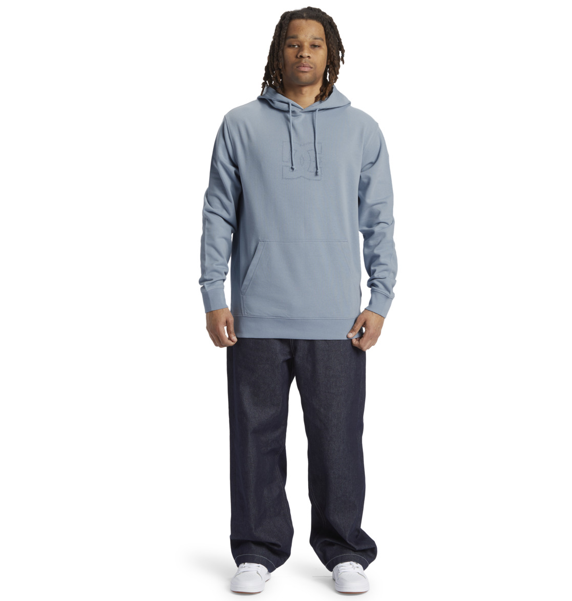 DC Highland Pullover Men Hoodie Blue | US-2701DYH