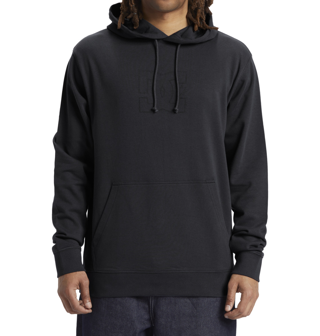 DC Highland Pullover Men Hoodie Ebony | US-7139TBA