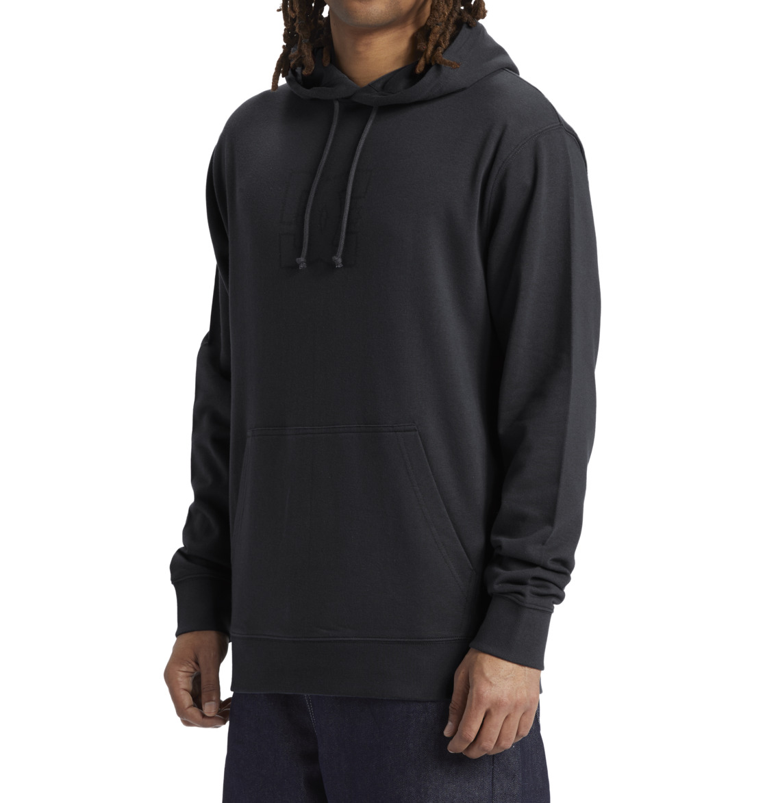 DC Highland Pullover Men Hoodie Ebony | US-7139TBA