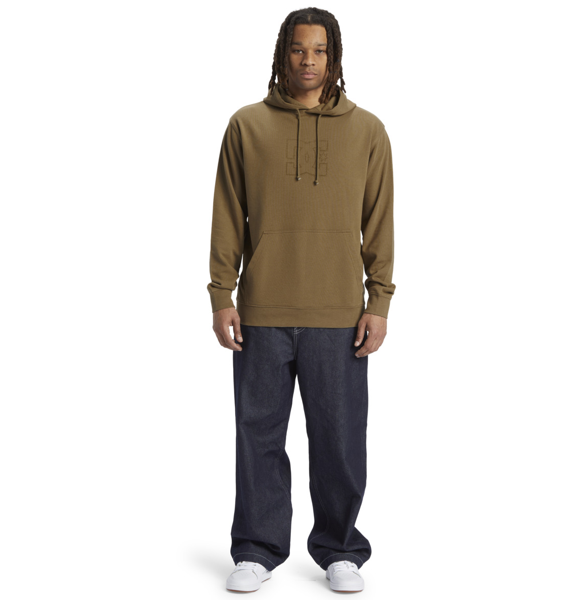 DC Highland Pullover Men Hoodie Green | US-3179RFZ