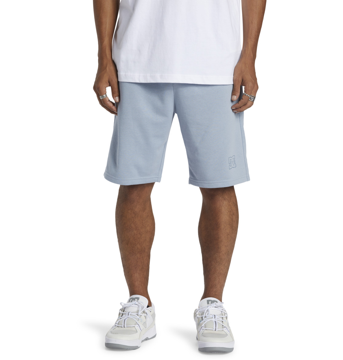 DC Highland Sweat Walk Men Shorts Blue | US-6045GWV