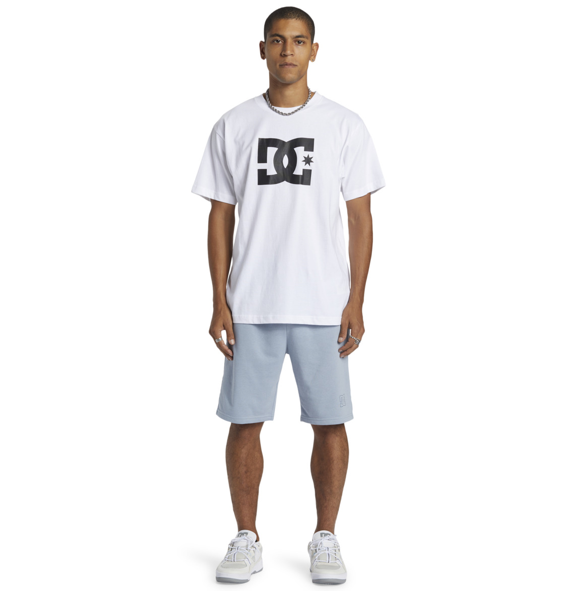 DC Highland Sweat Walk Men Shorts Blue | US-6045GWV